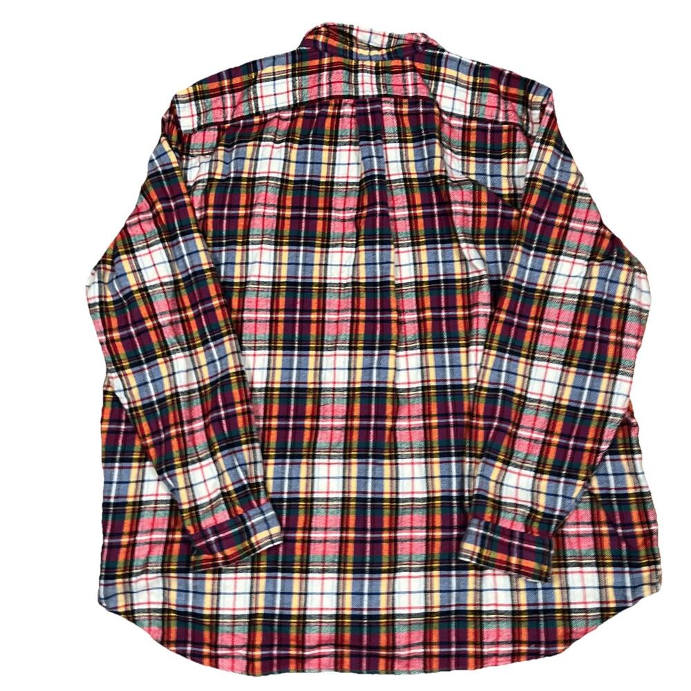 Ralph Lauren Shirt Mens 3XB Plaid Soft Flannel Button Down Pocket Pony Logo - Picture 3 of 10